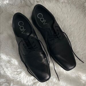 Calvin Klein Men's Classic Black Oxfords